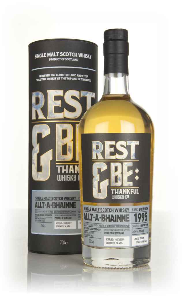 Allt-á-Bhainne 21 Year Old 1995 (cask 125305) (Rest & Be Thankful) 70cl product image