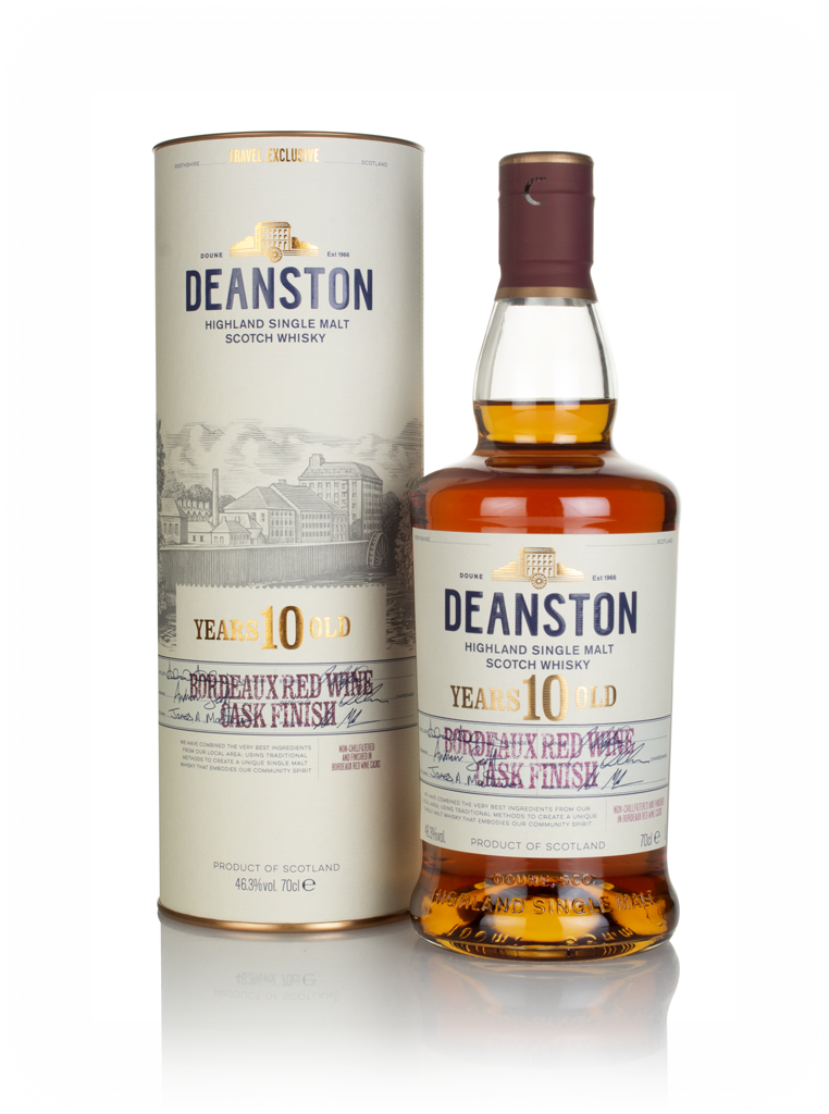 Deanston 10 Year Old Bordeaux Red Wine Cask Finish 70cl product image