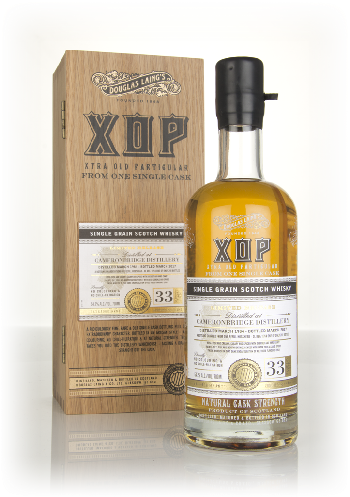 Cameronbridge 33 Year Old 1984 (cask 11714) - Xtra Old Particular (Douglas Laing) 70cl product image