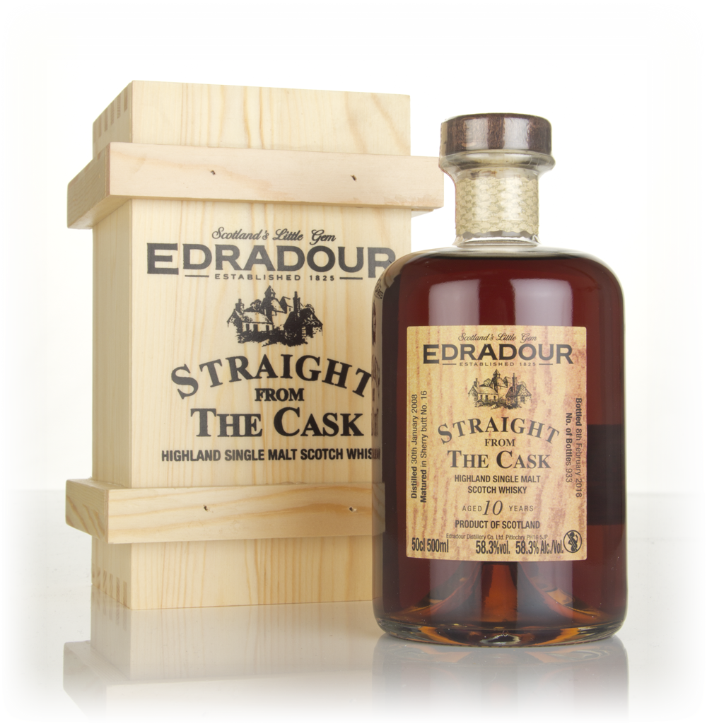 Edradour 10 Year Old 2008 (cask 16) - Straight From The Cask 50cl product image