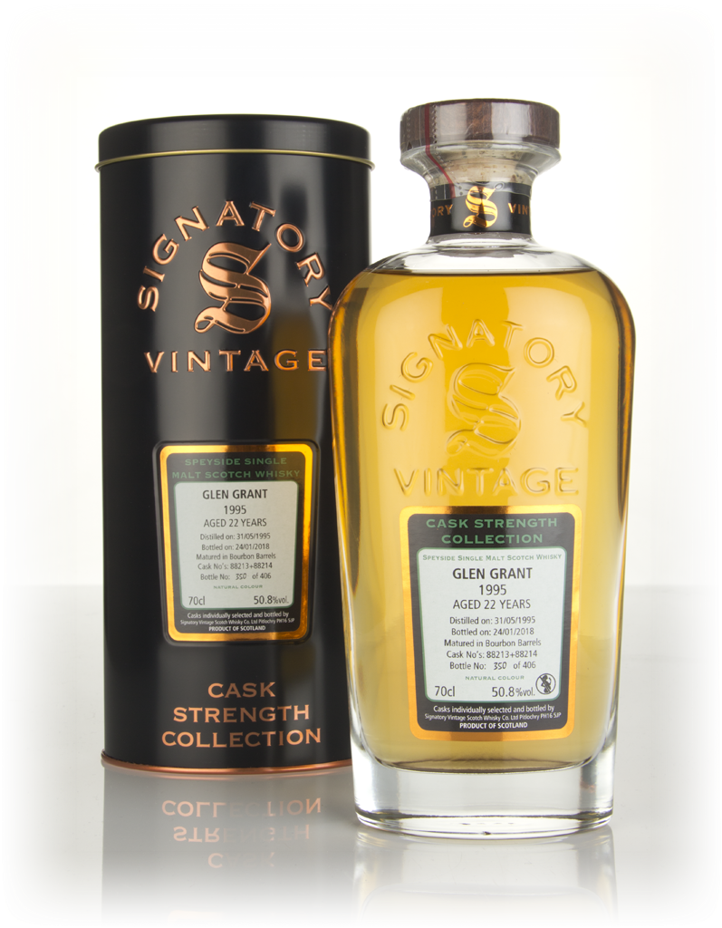 Glen Grant 22 Year Old 1995 (casks 88213 & 88214) - Cask Strength Collection (Signatory) 70cl product image