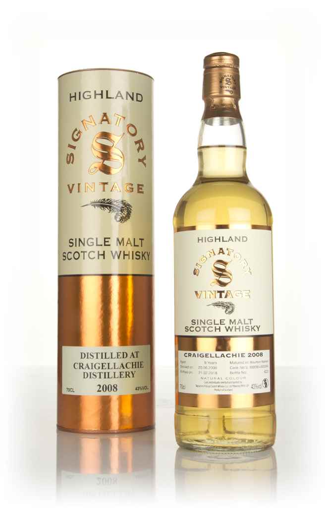 Craigellachie 9 Year Old 2008 (cask 800093 & 800094) - Signatory 70cl product image