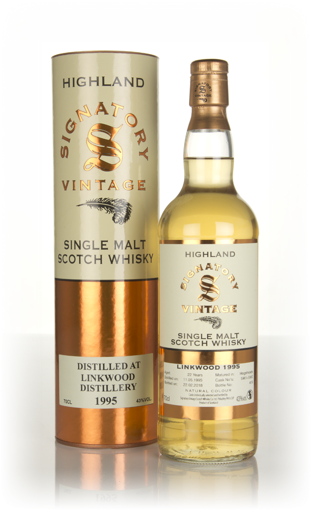 Linkwood 22 Year Old 1995 (casks 5961 & 5962) - Signatory 70cl product image