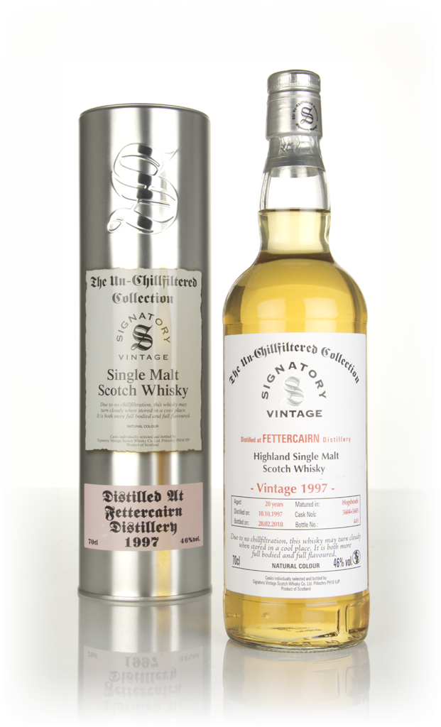 Fettercairn 20 Year Old 1997 (casks 5604 & 5605) - Un-Chillfiltered Collection (Signatory) 70cl product image