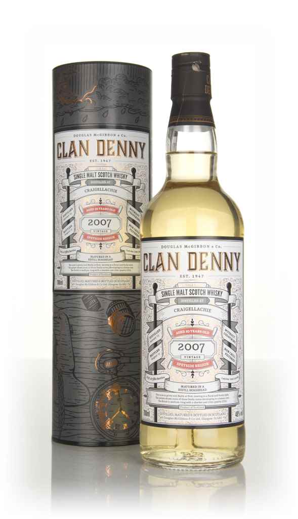 Craigellachie 10 Year Old 2007 (cask 12063) - Clan Denny (Douglas Laing) 70cl product image
