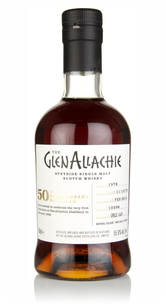 GlenAllachie 39 Year Old 1978 (cask 10296) - 50th Anniversary Bottling 50cl product image