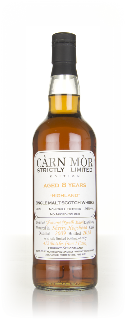 Glenturret 8 Year Old 2009 - Strictly Limited (Càrn Mòr) 70cl product image