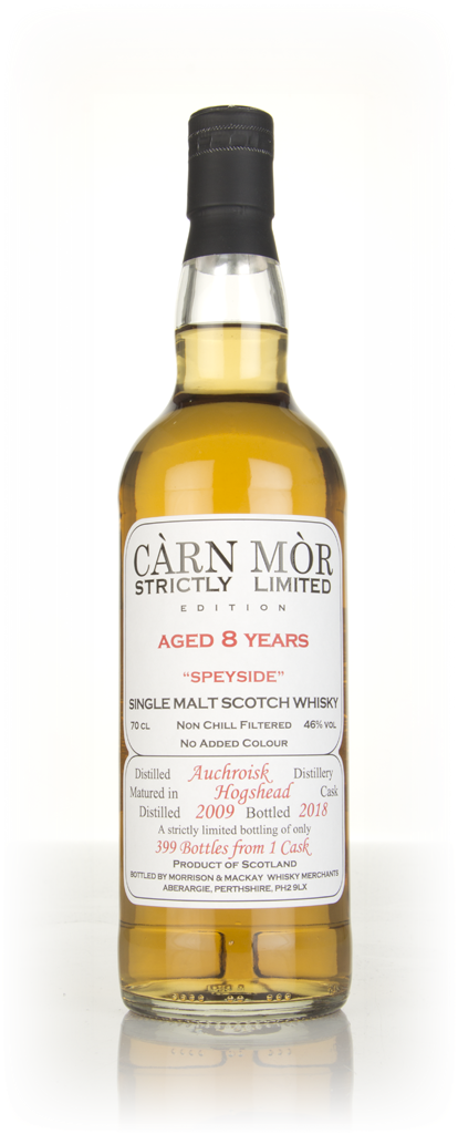 Auchroisk 8 Year Old 2009 - Strictly Limited (Càrn Mòr) 70cl product image