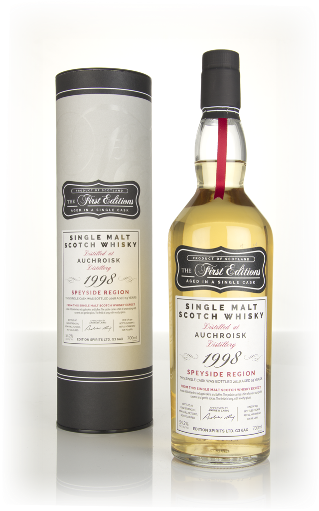 Auchroisk 19 Year Old 1998 (cask 14661) - The First Editions (Hunter Laing) 70cl product image