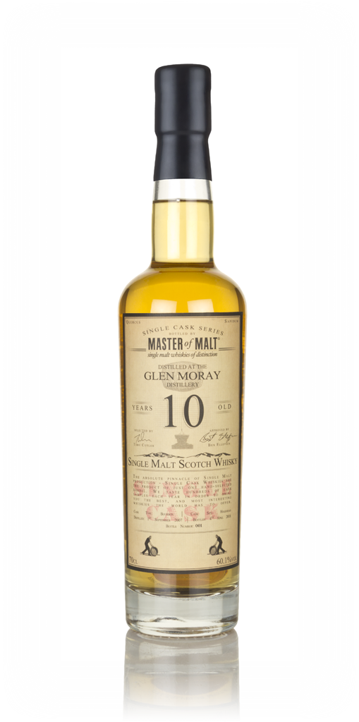 Glen Moray 10 Year Old 2007 - Single Cask (Master of Malt) 70cl product image