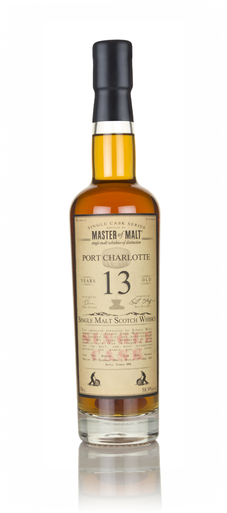 Port Charlotte 13 Year Old 2004 (Burgundy cask) - Single Cask (Master of Malt) 70cl product image