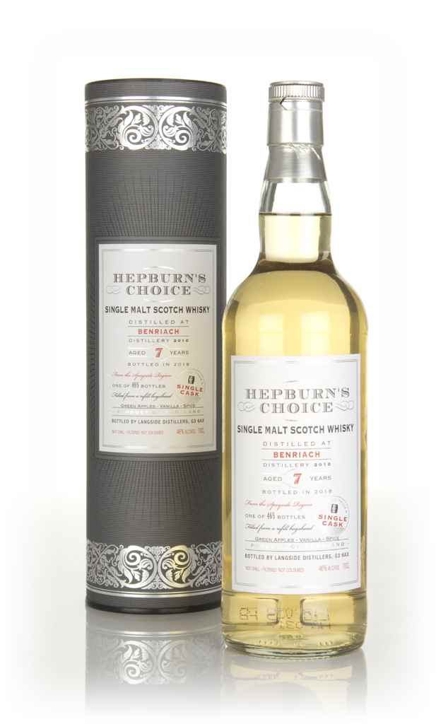 Benriach 7 Year Old 2010 - Hepburn's Choice (Langside) 70cl product image