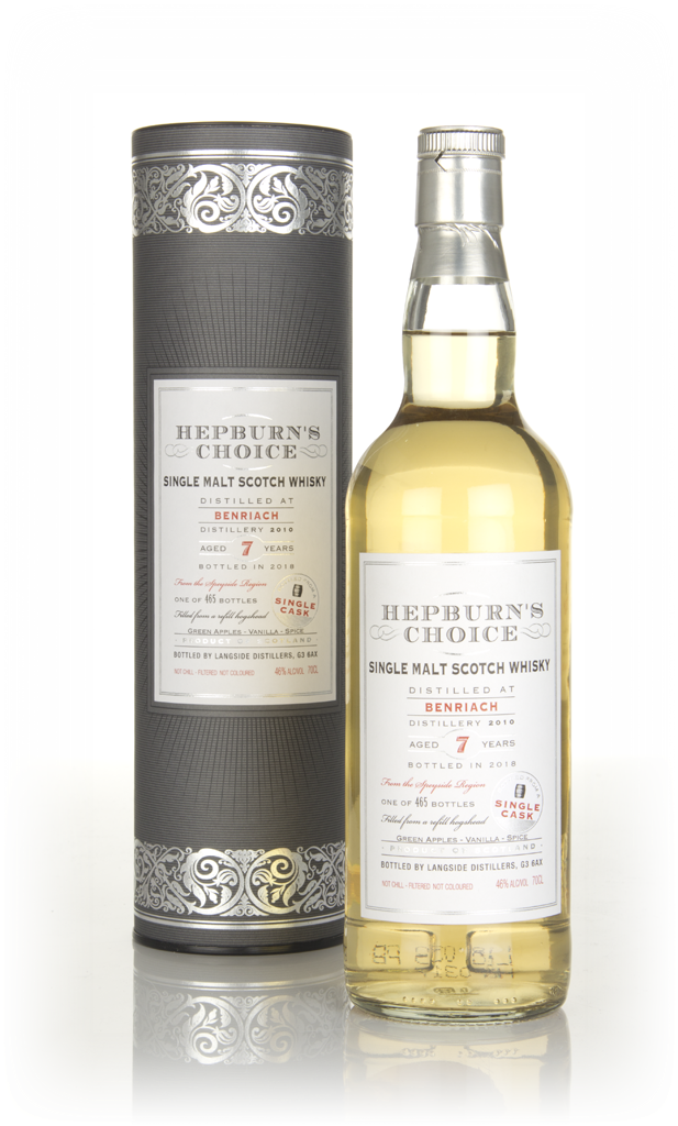 Benriach 7 Year Old 2010 - Hepburn's Choice (Langside) 70cl product image