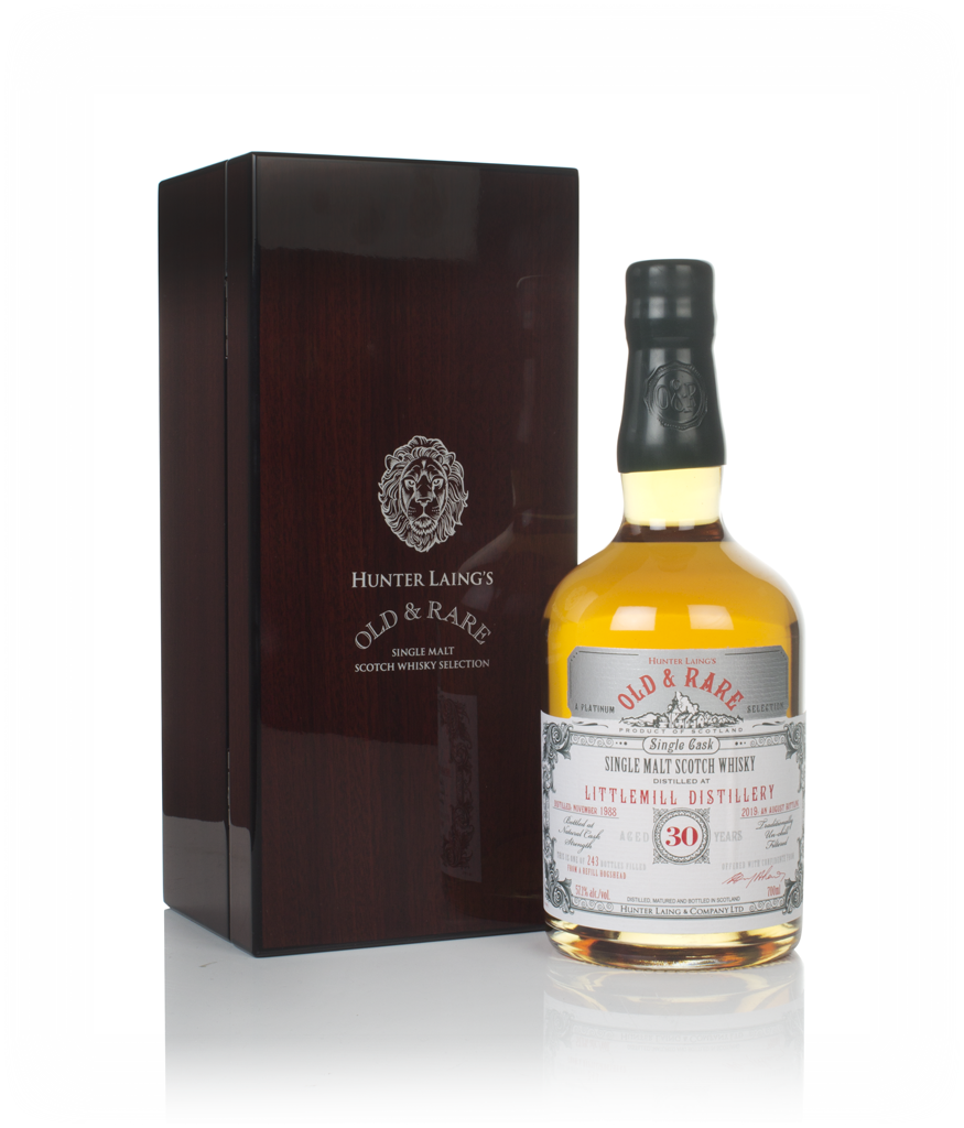 Littlemill 30 Year Old 1988 - Old & Rare Platinum (Hunter Laing) 70cl product image