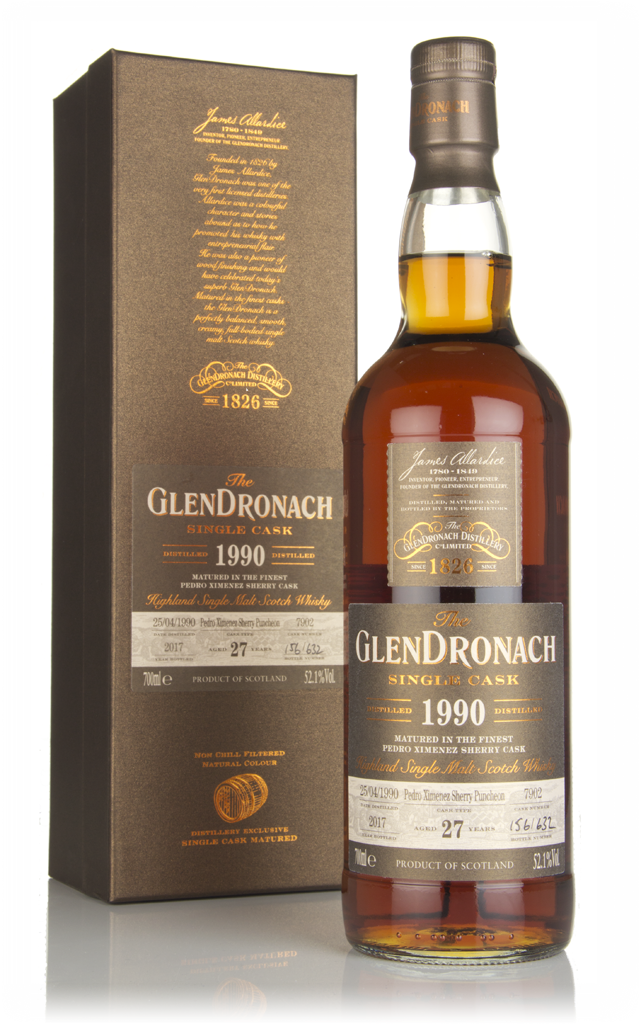 The GlenDronach 27 Year Old 1990 (cask 7902) 70cl product image