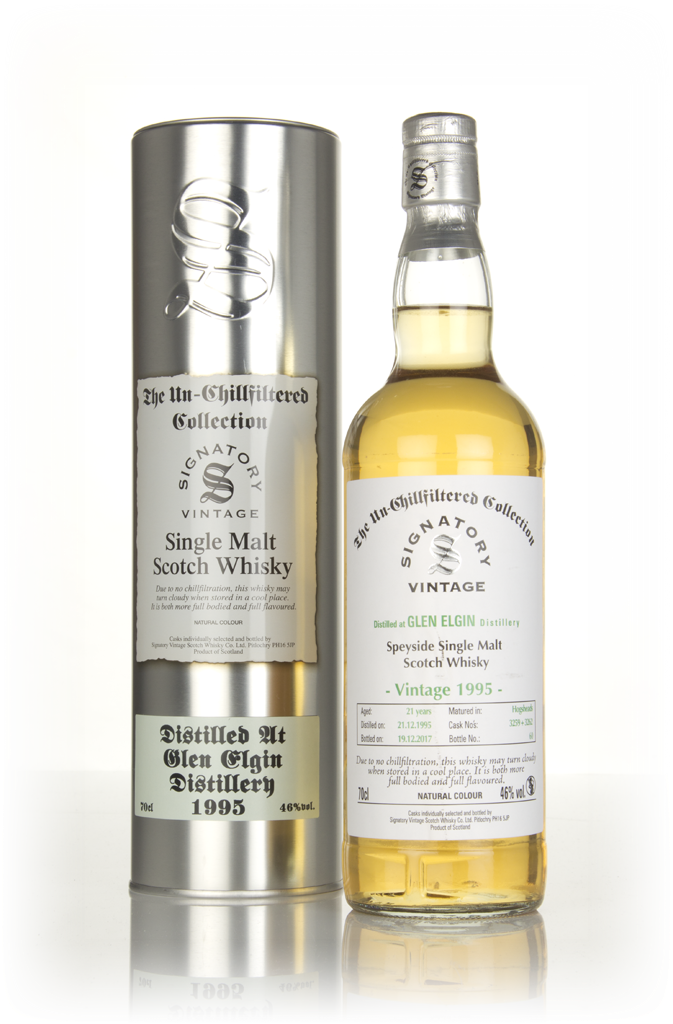 Glen Elgin 21 Year Old 1995 (cask 3259 & 3262) - Un-Chillfiltered Collection (Signatory) 70cl product image