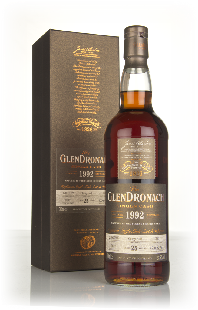 The GlenDronach 25 Year Old 1992 (cask 334) 70cl product image