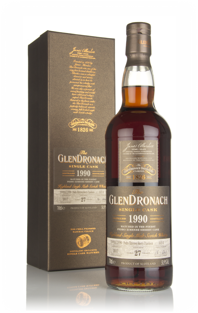 The GlenDronach 27 Year Old 1990 (cask 1014) 70cl product image