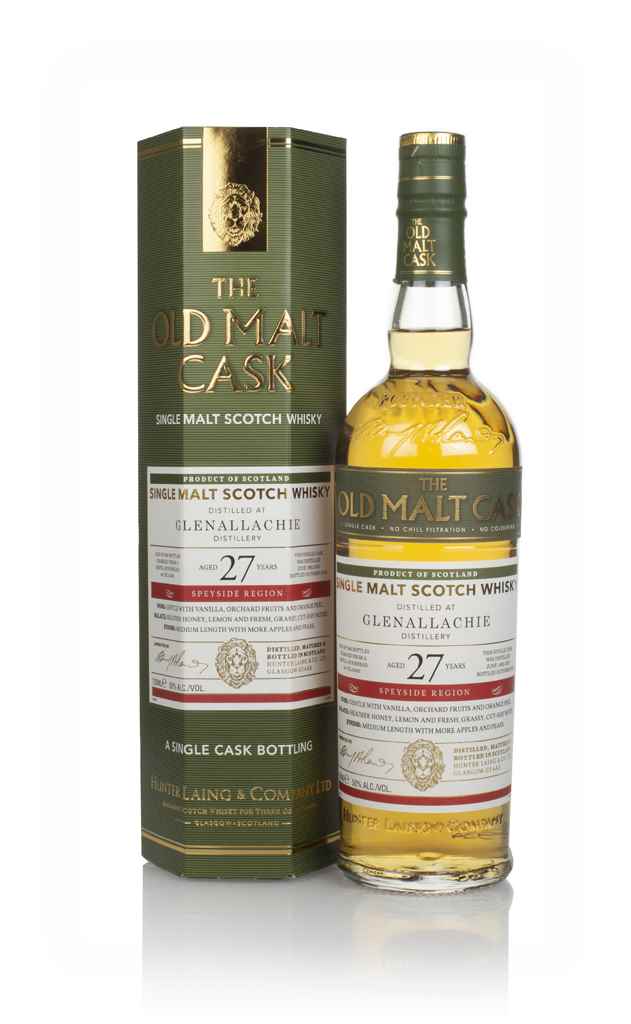 Glenallachie 27 Year Old 1992 (cask 16483) - Old Malt Cask (Hunter Laing) 70cl product image