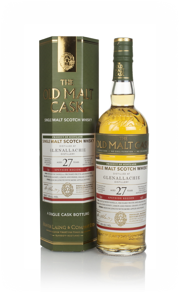 Glenallachie 27 Year Old 1992 (cask 16483) - Old Malt Cask (Hunter Laing) 70cl product image