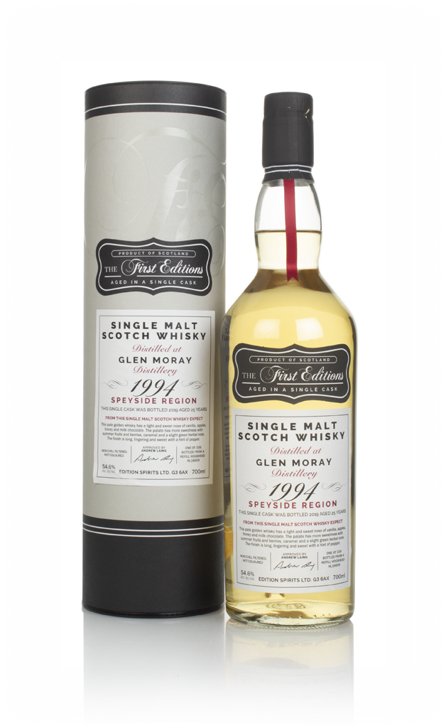 Glen Moray 25 Year Old 1994 (cask 16609) - The First Editions (Hunter Laing) 70cl product image