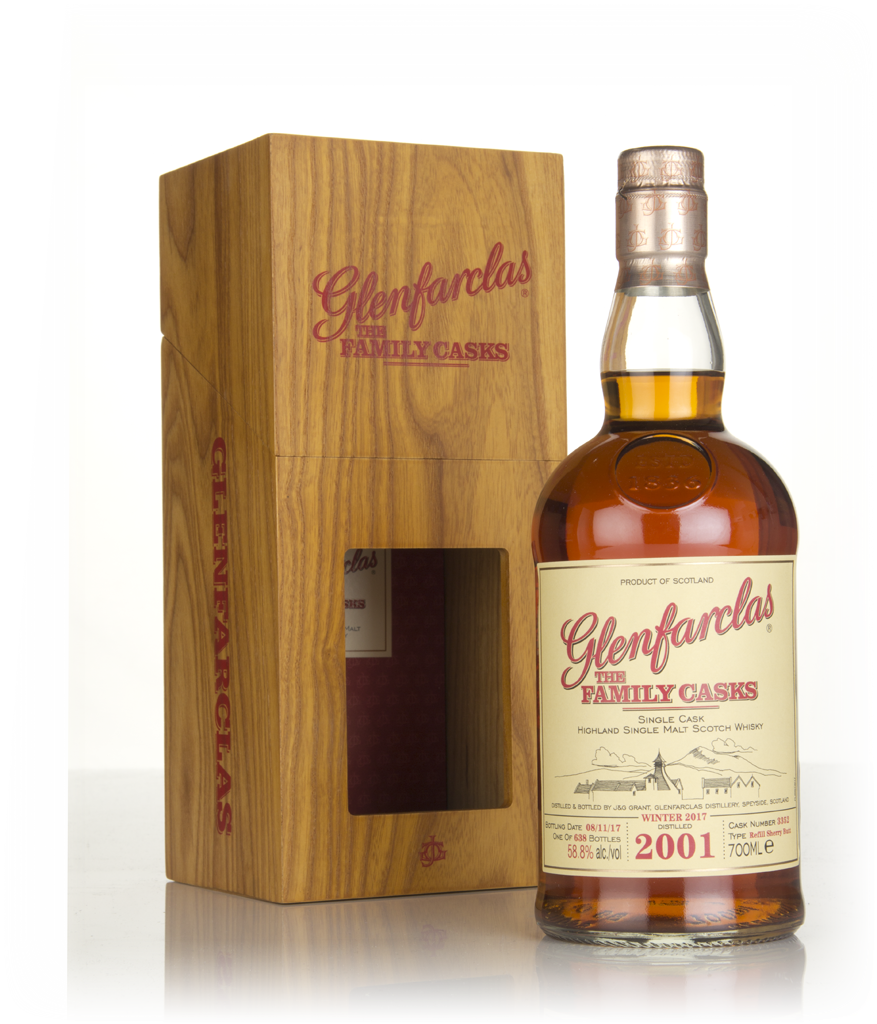 Glenfarclas 2001 (cask 3352) Family Cask Winter 2017 Release 70cl product image