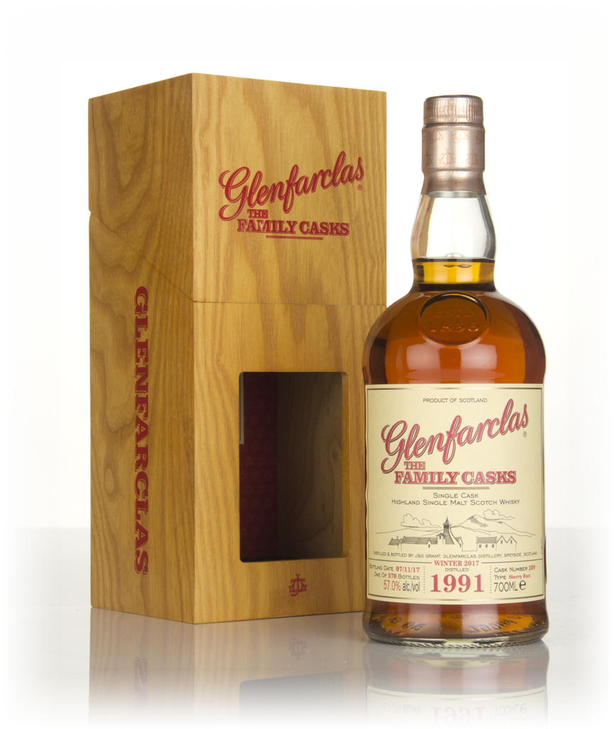 Glenfarclas 1991 (cask 209) Family Cask Winter 2017 Release 70cl product image