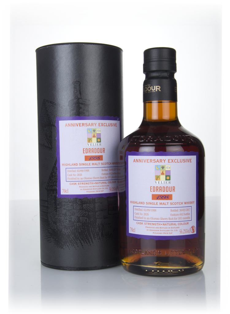 Edradour 18 Year Old 1998 (cask 2026) - Velier 70th Anniversary Exclusive 70cl product image