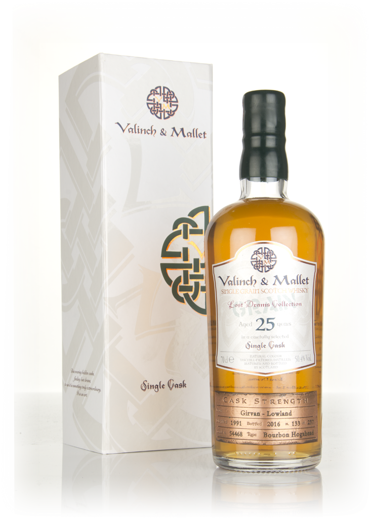 Girvan 25 Year Old 1991 (cask 54468) - Lost Drams Collection (Valinch & Mallet) 70cl product image