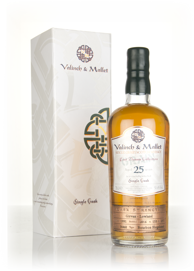Girvan 25 Year Old 1991 (cask 54468) - Lost Drams Collection (Valinch & Mallet) 70cl product image