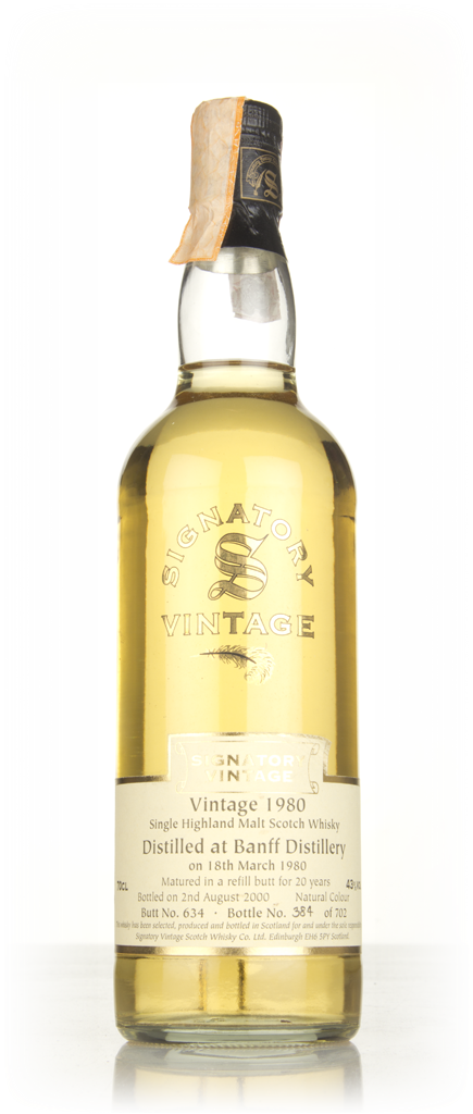 Banff 20 Year Old 1980 (cask 634) - Signatory 70cl product image