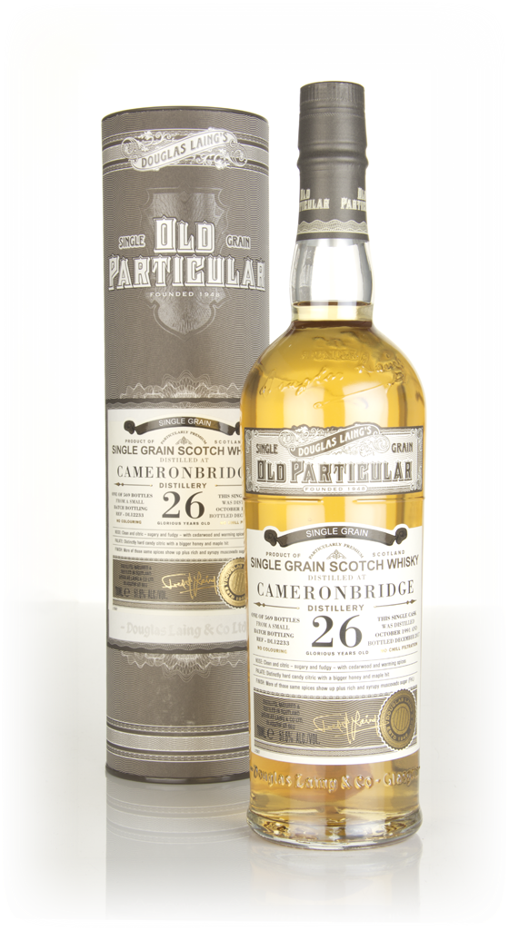 Cameronbridge 26 Year Old 1991 (cask 12233) - Old Particular (Douglas Laing) 70cl product image