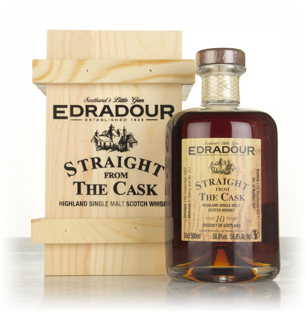 Edradour 10 Year Old 2007 (cask 317) - Straight From The Cask 50cl product image
