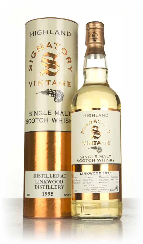 Linkwood 22 Year Old 1995 (casks 5959 & 5960) - Signatory 70cl product image