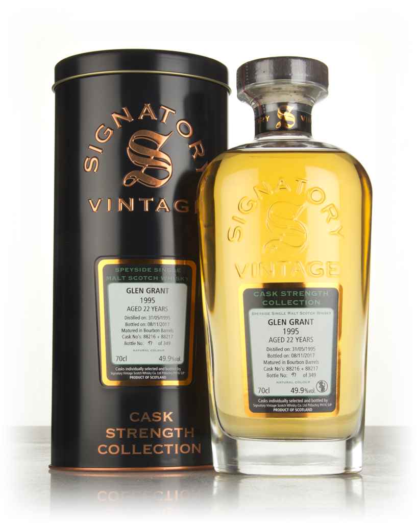 Glen Grant 21 Year Old 1995 (casks 88216 & 88217) - Cask Strength Collection (Signatory) 70cl product image