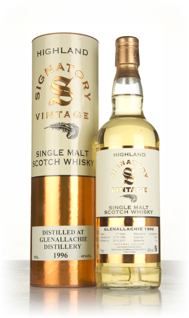 Glenallachie 21 Year Old 1996 (cask 5266) - Signatory 70cl product image