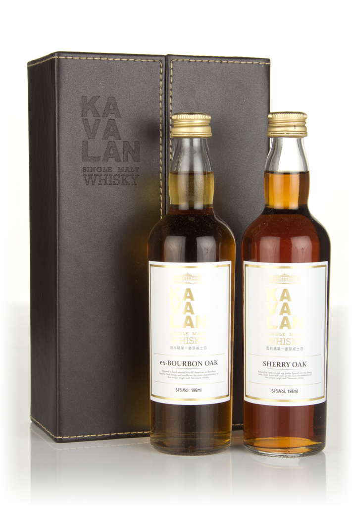 Kavalan ex-Bourbon Oak & Sherry Oak Leather Coffret (2 x 19.6cl) 39cl product image