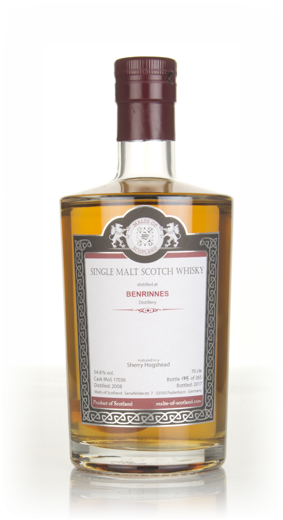 Benrinnes 2008 (bottled 2017) (cask 17036) - Malts of Scotland 70cl product image