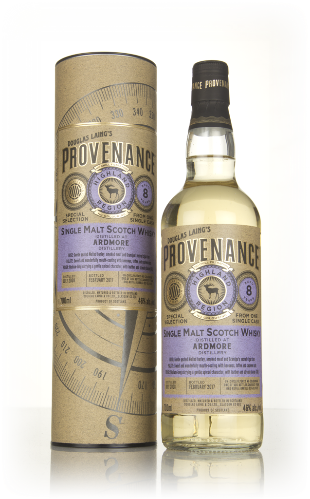 Ardmore 8 Year Old 2008 (cask 11632) - Provenance (Douglas Laing) 70cl product image
