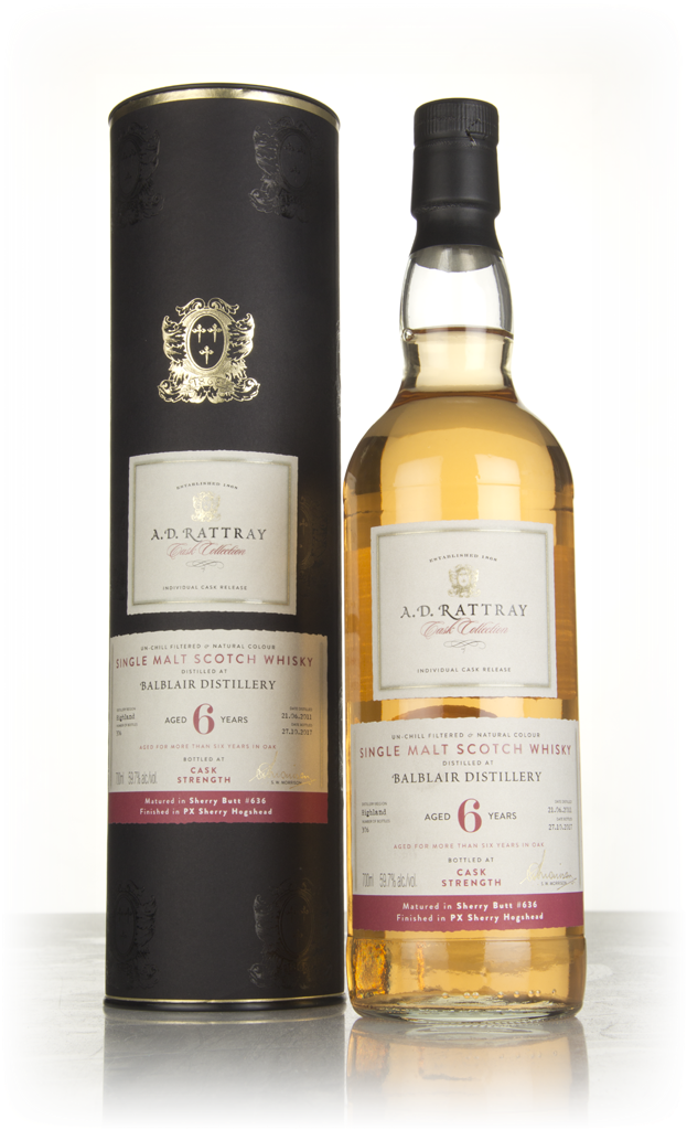 Balblair 6 Year Old 2011 - Cask Collection (A.D. Rattray) 70cl product image