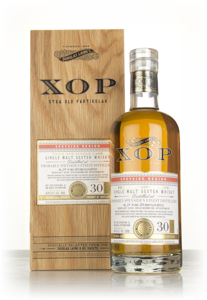 Probably Speyside's Finest Distillery 30 Year Old 1986 (cask 12232) - Xtra Old Particular (Douglas Laing) 70cl product image