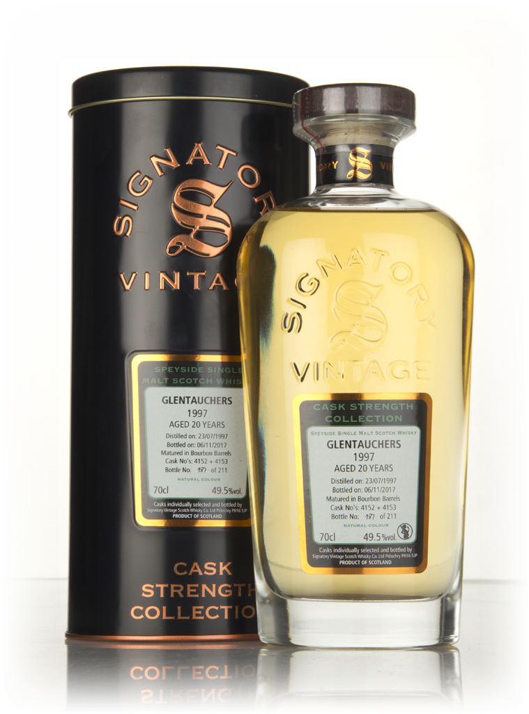 Glentauchers 20 Year Old 1997 (cask 4152 & 4153) - Cask Strength Collection (Signatory) 70cl product image