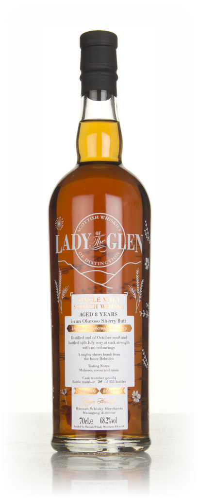 Tobermory 8 Year Old 2008 (cask 900154) - Lady of the Glen (Hannah Whisky Merchants) 70cl product image