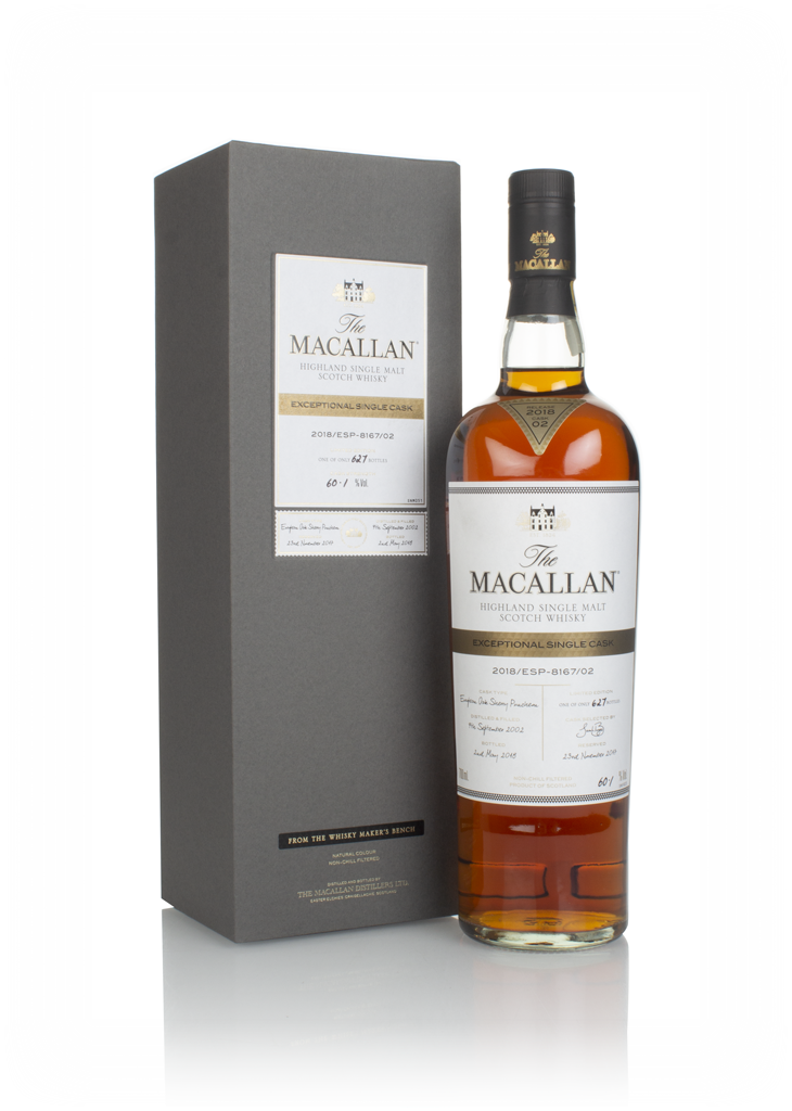 The Macallan 15 Year Old 2002 - Exceptional Single Cask #8167 (2018 Release) 70cl product image