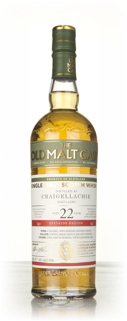 Craigellachie 22 Year Old 1995 (cask 14460) - Old Malt Cask (Hunter Laing) 70cl product image