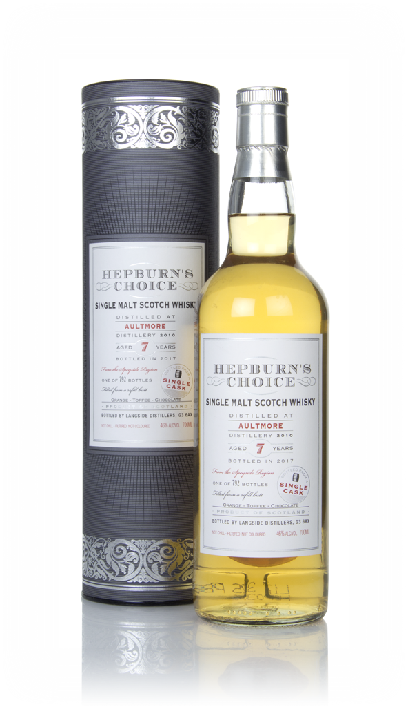 Aultmore 7 Year Old 2010 - Hepburn's Choice (Langside) 70cl product image