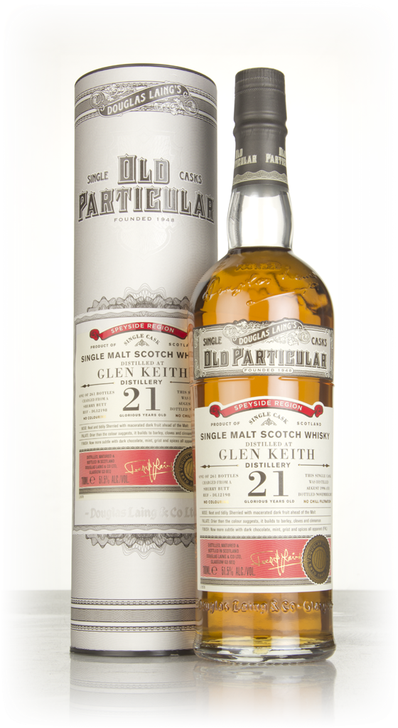 Glen Keith 21 Year Old 1996 (cask 12198) - Old Particular (Douglas Laing) 70cl product image