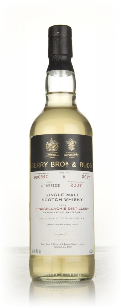 Craigellachie 9 Year Old 2007 (cask 900640) - Berry Bros. & Rudd 70cl product image