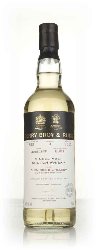 Glen Ord 9 Year Old 2007 (cask 353) - Berry Bros. & Rudd 70cl product image