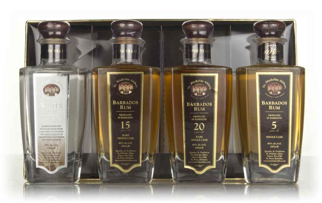 St Nicholas Abbey Rum Gift Set (4 x 200ml) 80cl product image